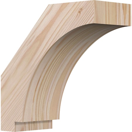 Ekena Millwork 3 1/2"W x 8"D x 8"H Imperial Smooth Knee Brace, Douglas Fir BRC04X08X08IMP00SDF